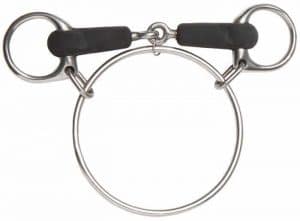 Dexter Snaffle - Ring Bit Rubber Mouth