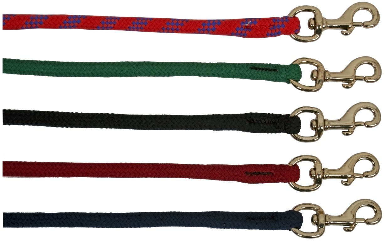 Blue Tag Cotton Weave Lead Rope - Gregory Equine