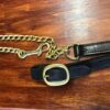 Gregory Equine Leather Lead with Brass Chain or Buckle